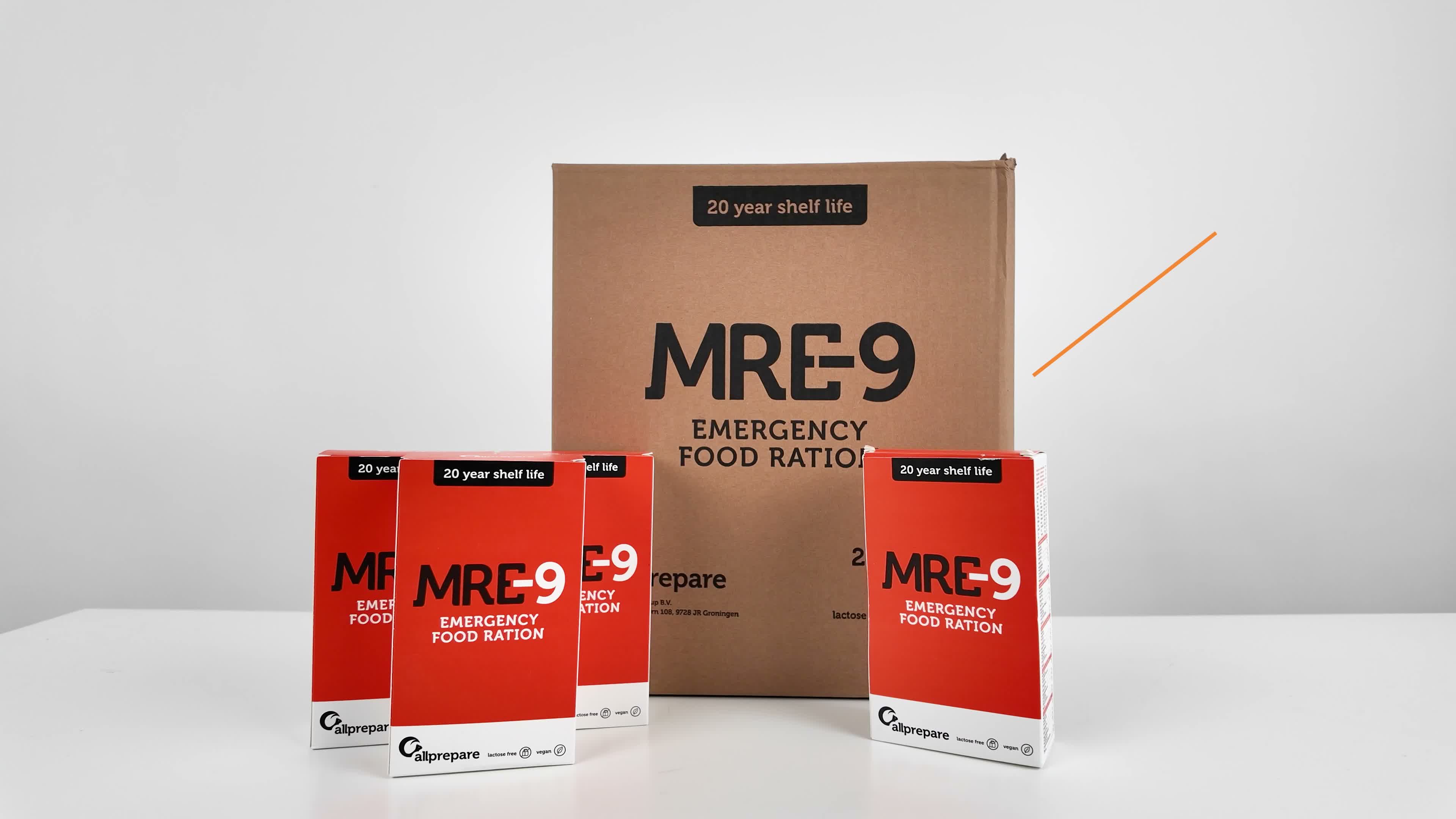 MRE-9 Notration - 24 Tage Notfallnahrung - 2430 KCAL pro Produktbild-Vorschau 7
