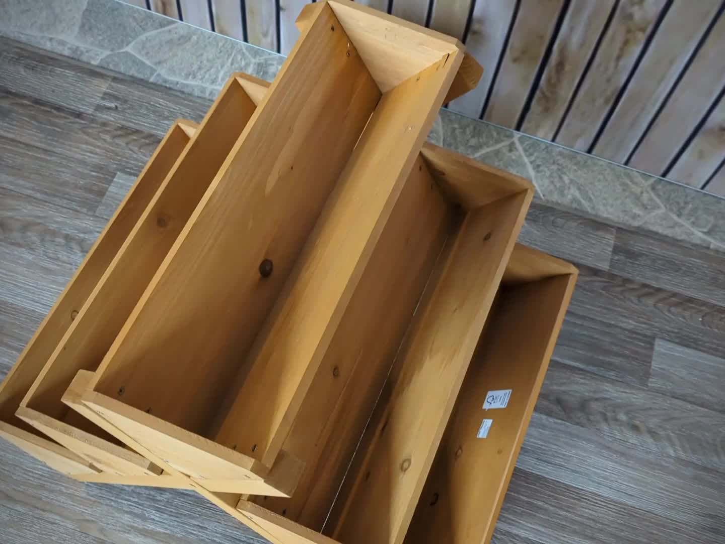 Pflanztreppe MCW-O15, Blumenregal Kräutertreppe Pflanzkübel Produktbild-Vorschau 7