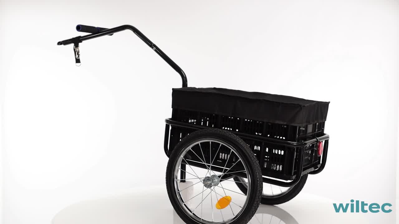 Wiltec Fahrrad Lastenanhänger 145x57,5x73 cm bis 50 kg, Produktbild-Vorschau 7