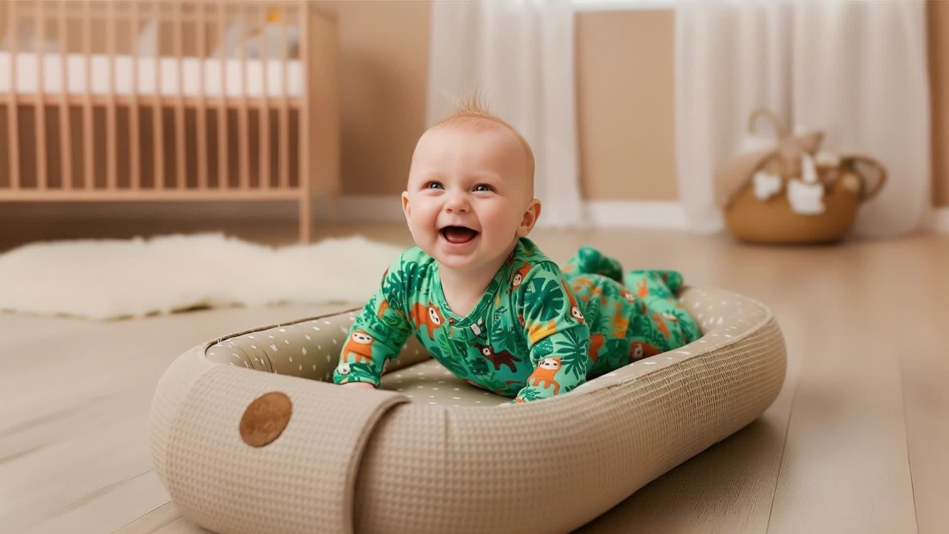 Babynest Neugeborene Nestchen Baby 90x50 cm - Kokon Produktbild-Vorschau 7