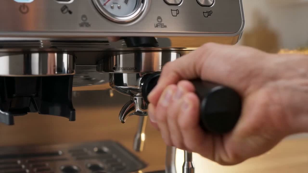 HAUSPROFI Siebträgermaschine mit Mahlwerk, All-in-One Produktbild-Vorschau 7