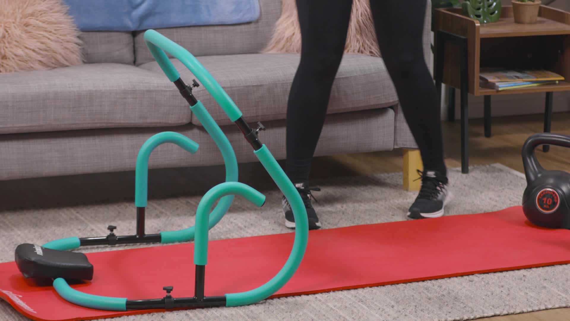 Relaxdays Bauchtrainer, Bauchmuskeltrainer, HxBxT: 66 x 71 Produktbild-Vorschau 7