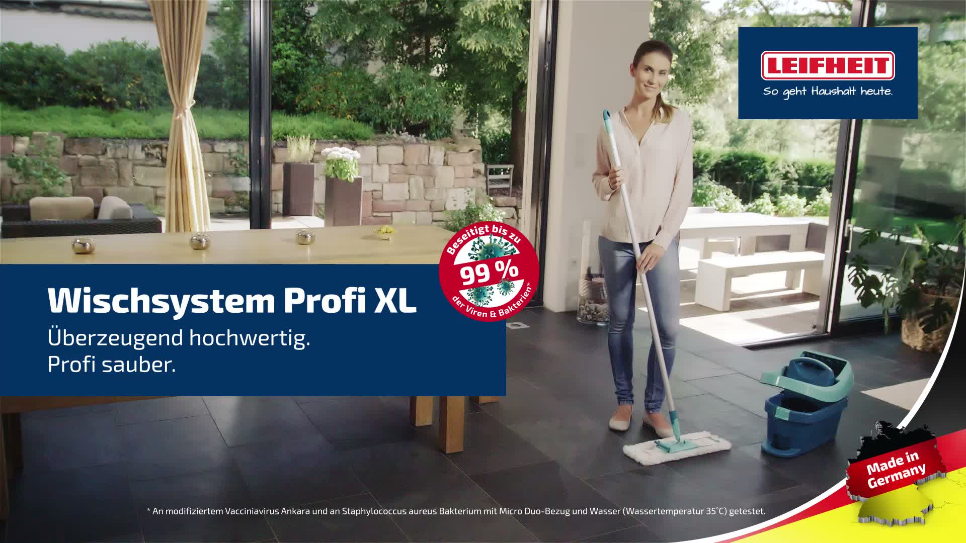 Leifheit Set Wischtuchpresse Profi XL mit Rollen und Produktbild-Vorschau 7