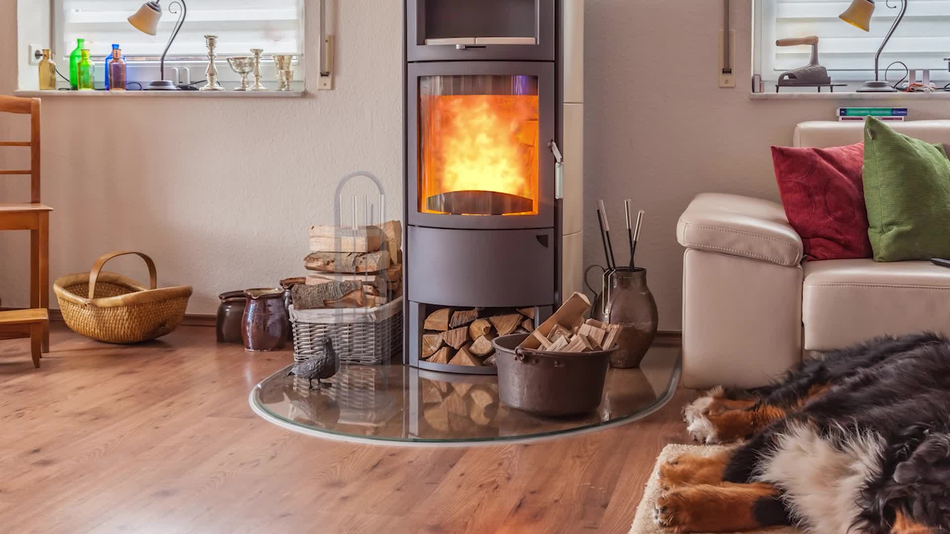 Relaxdays Kaminbesteck modern, 5 teilige Kamingarnitur, Produktbild-Vorschau 7