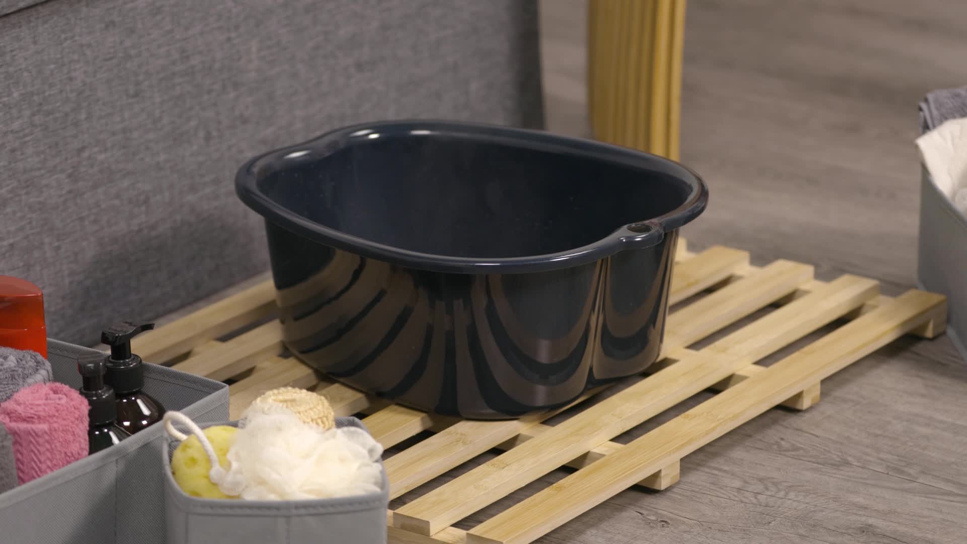 Relaxdays Fußbadewanne, Wanne für Fußbad, Kunststoff, Produktbild-Vorschau 7