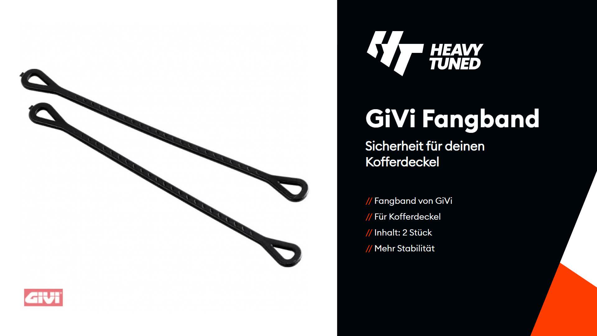 GiVi Fangband für Kofferdeckel Inhalt 2 Stück Produktbild-Vorschau 3