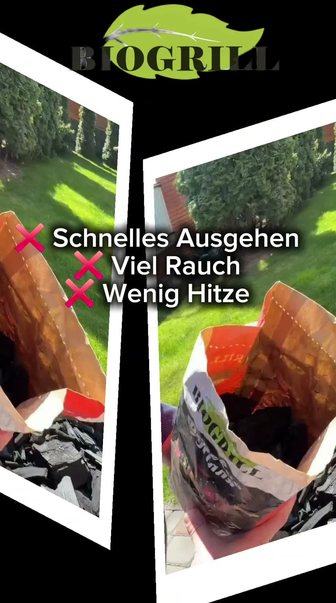 Der BIOGRILL Grill Holzkohle aus Buche/Eiche/Esche 5 kg Produktbild-Vorschau 7