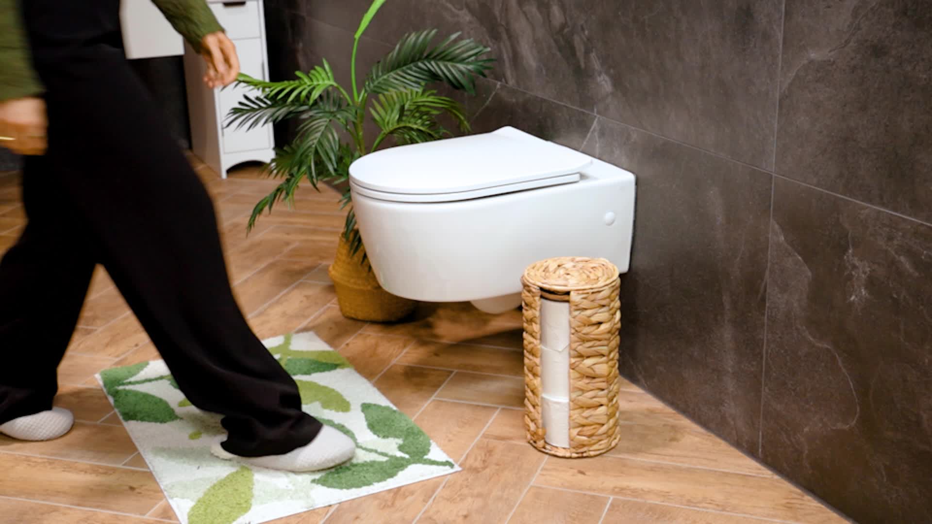 Relaxdays Toilettenpapier Aufbewahrung, 3 Rollen, HxD: 34 x Produktbild-Vorschau 7