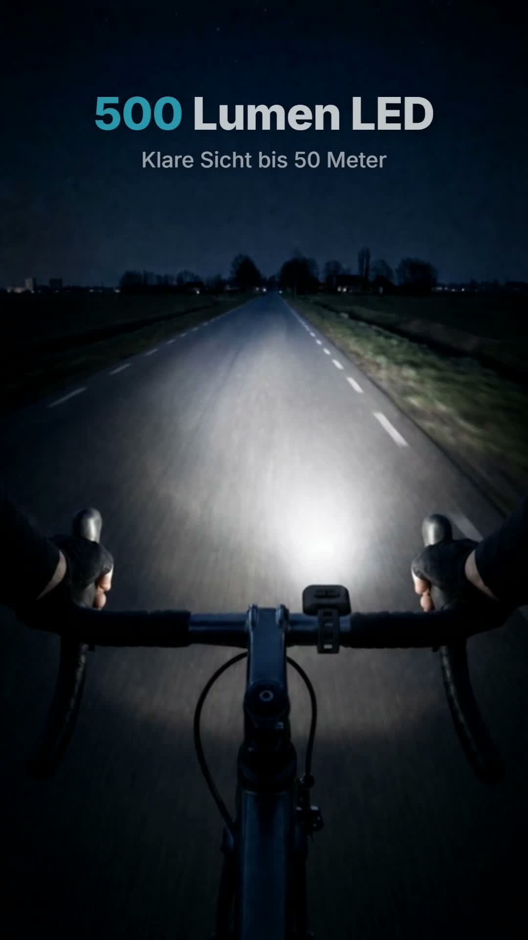 Inlustro Fahrradlicht Set LED 500 Lumen USB-C Produktbild-Vorschau 7