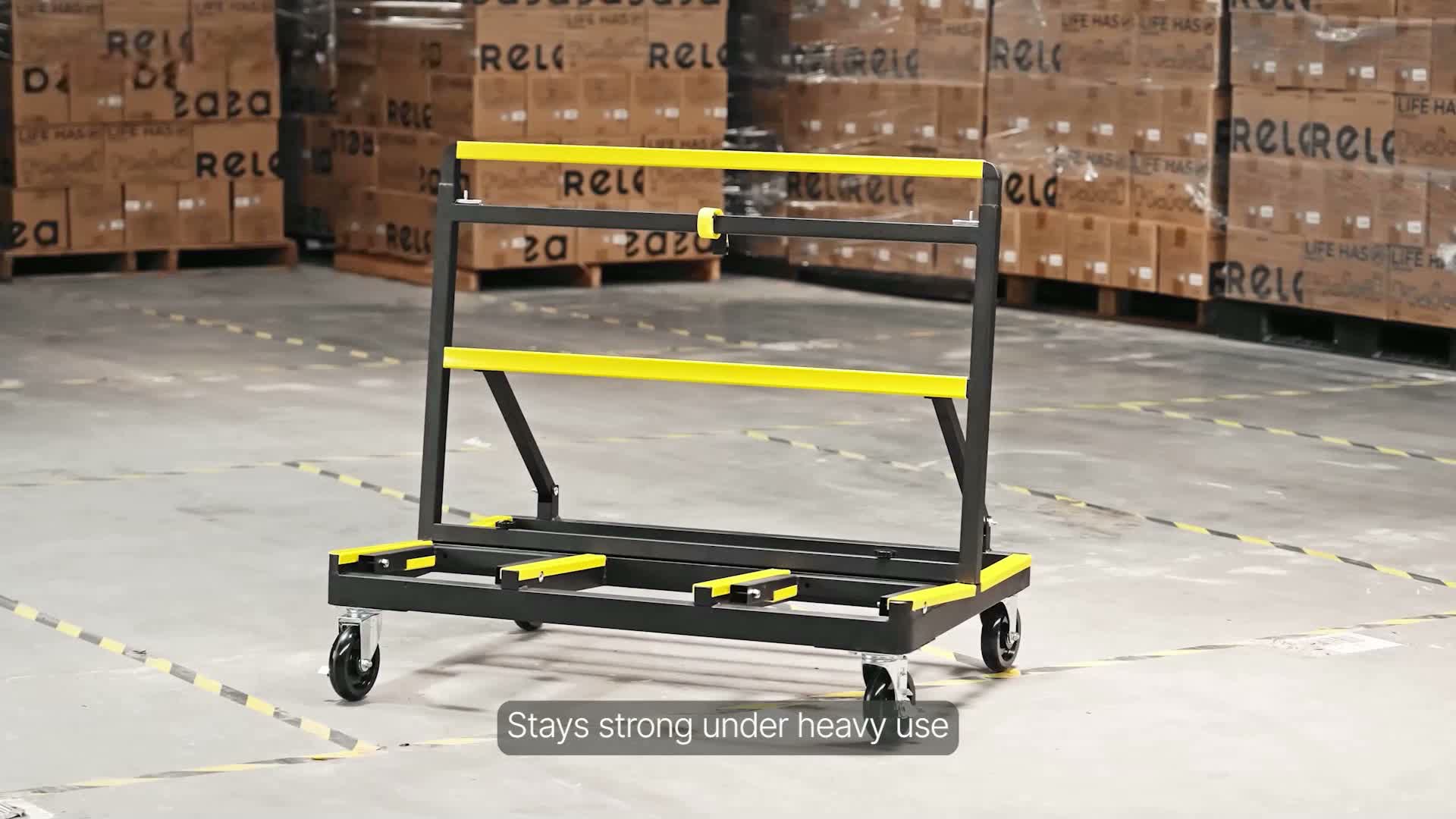 SucceBuy Plattenwagen mit 816 kg Tragkraft, Transporthilfe Produktbild-Vorschau 7