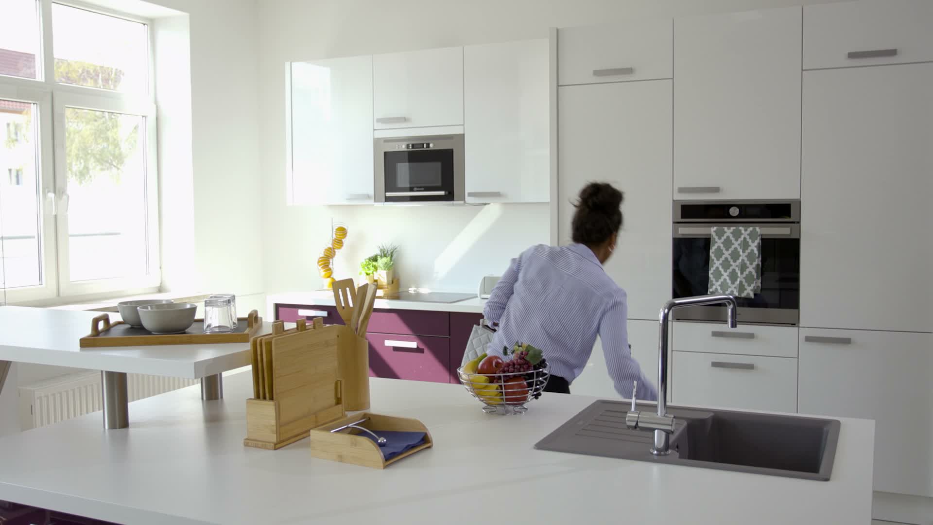 Relaxdays Brotkasten, mit Rolldeckel, aromadicht, Brot & Produktbild-Vorschau 7