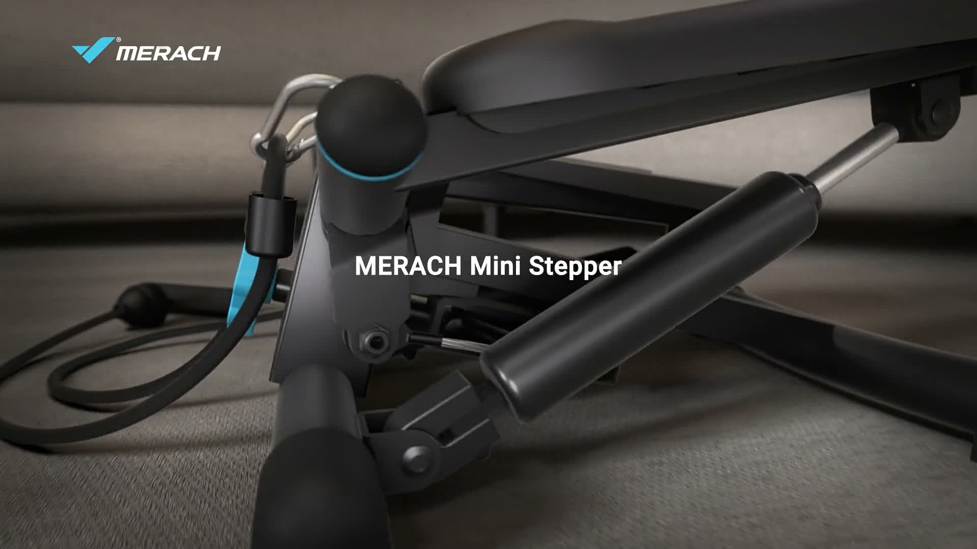 Mini Stepper 2-in-1 mit LCD-Display & Widerstandsseilen – Produktbild-Vorschau 7