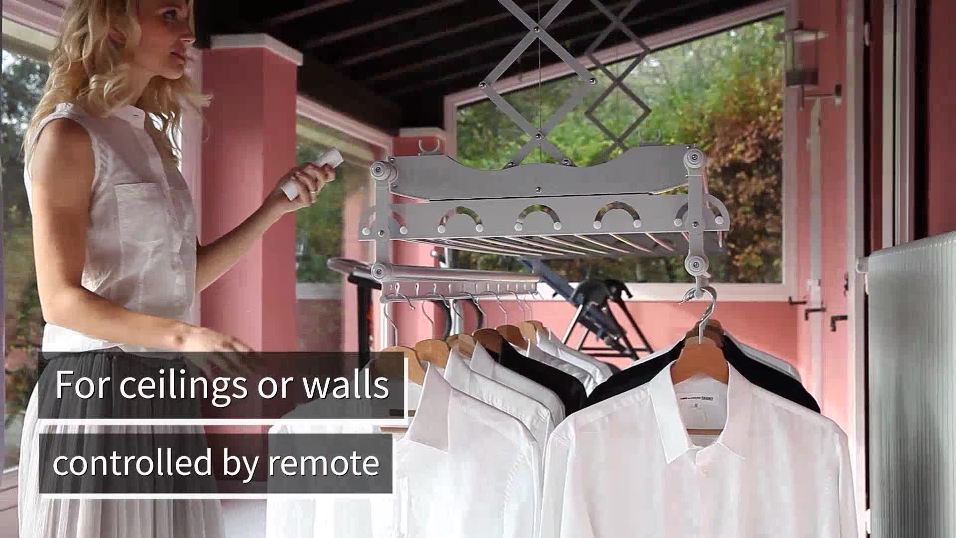 Stropný stojan na sušenie prádla, elektrický stojan na Náhľad obrázku produktu 7
