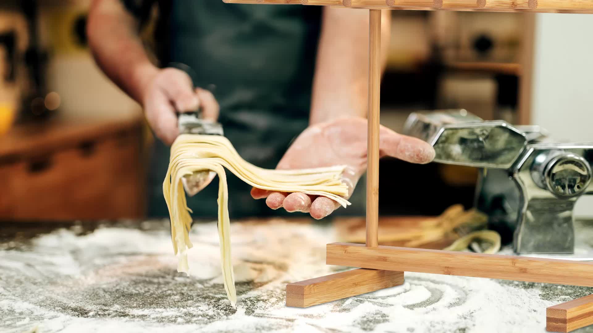 Relaxdays Nudeltrockner, 8 Stangen, lange Pasta Produktbild-Vorschau 7