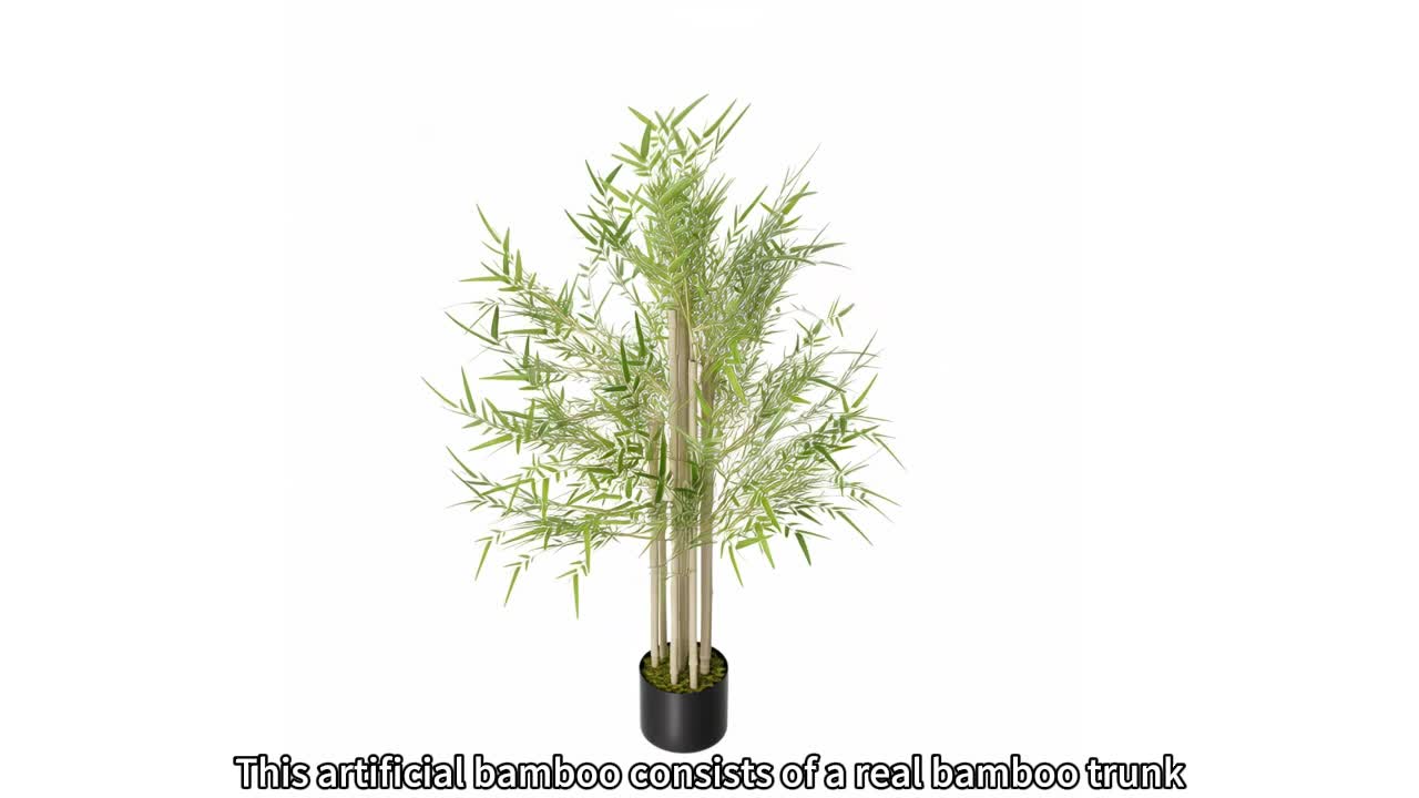XMTECH Bambou artificiel 150 cm Plante artificielle de Voir les images du produit 7