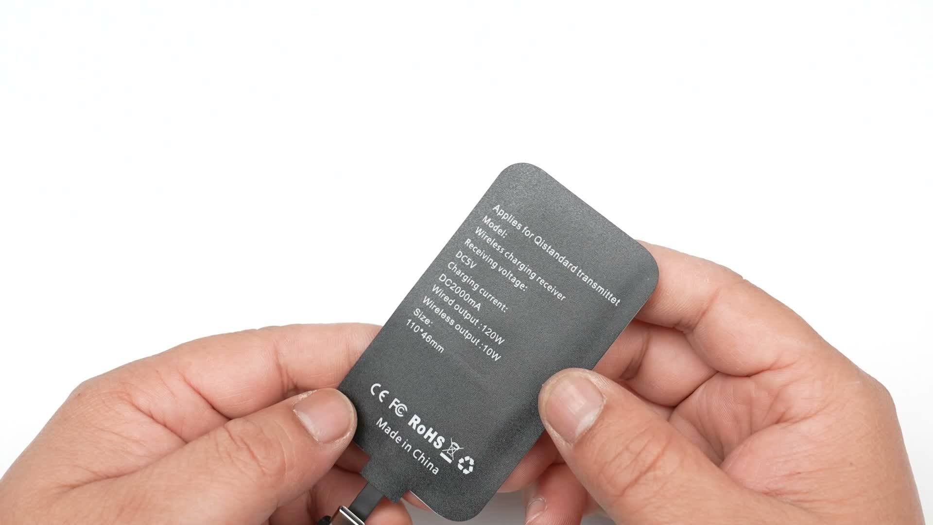 10W USB Typ C Wireless Ladeempfängeradapter, passend für Produktbild-Vorschau 7