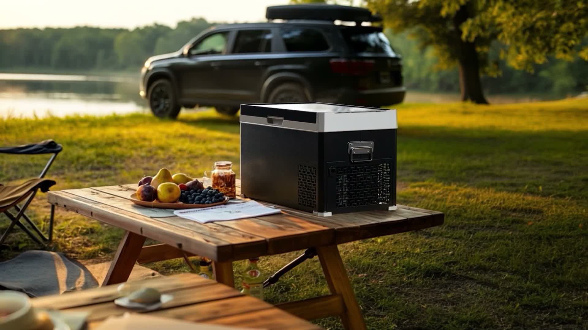 HcaloryD50+ Auto Kühlschrank 50L Dual Zone mit Trennwand , Produktbild-Vorschau 7