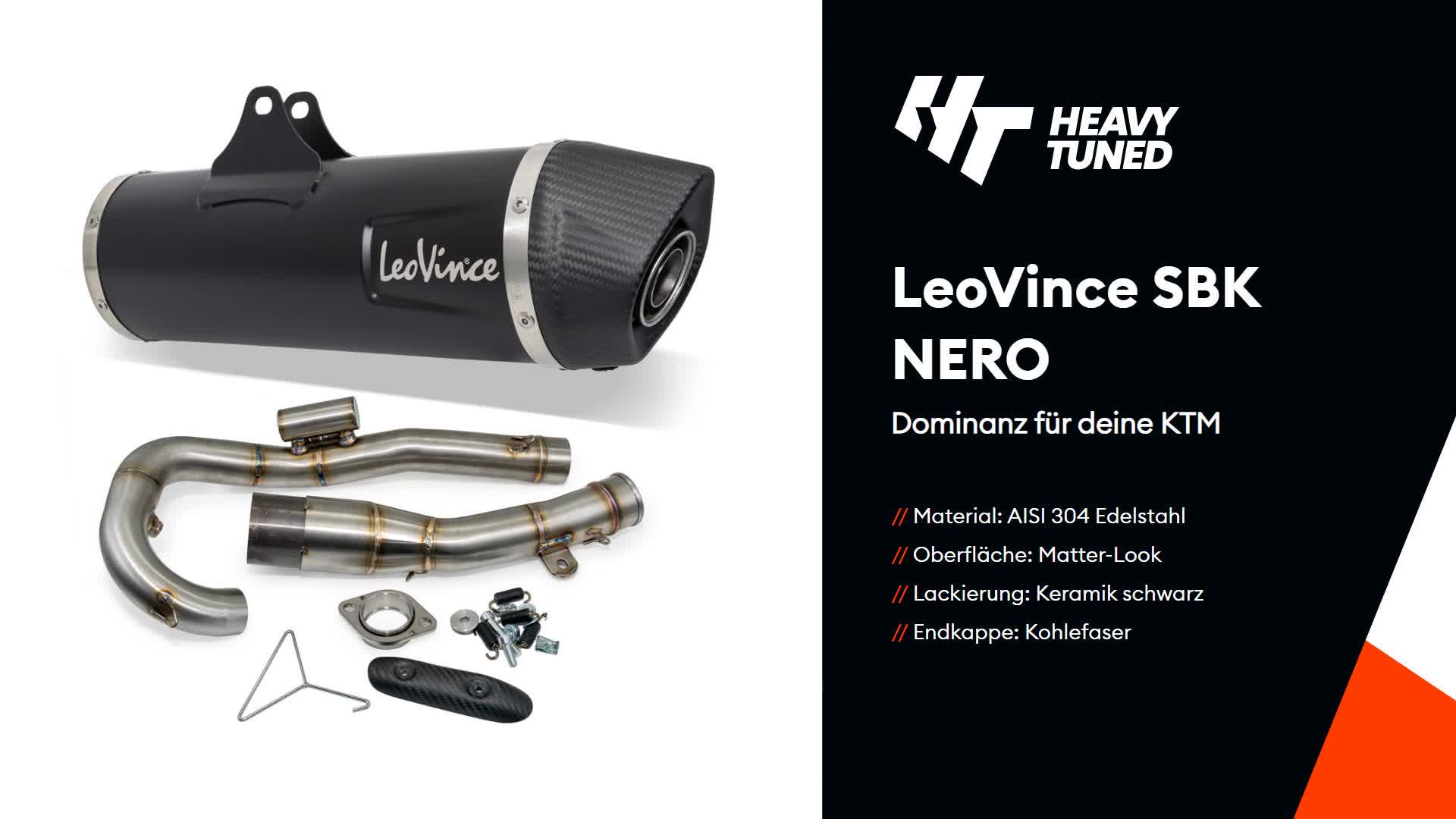 LeoVince Komplettauspuff 14073K schwarz genehmigt für GAS Produktbild-Vorschau 7