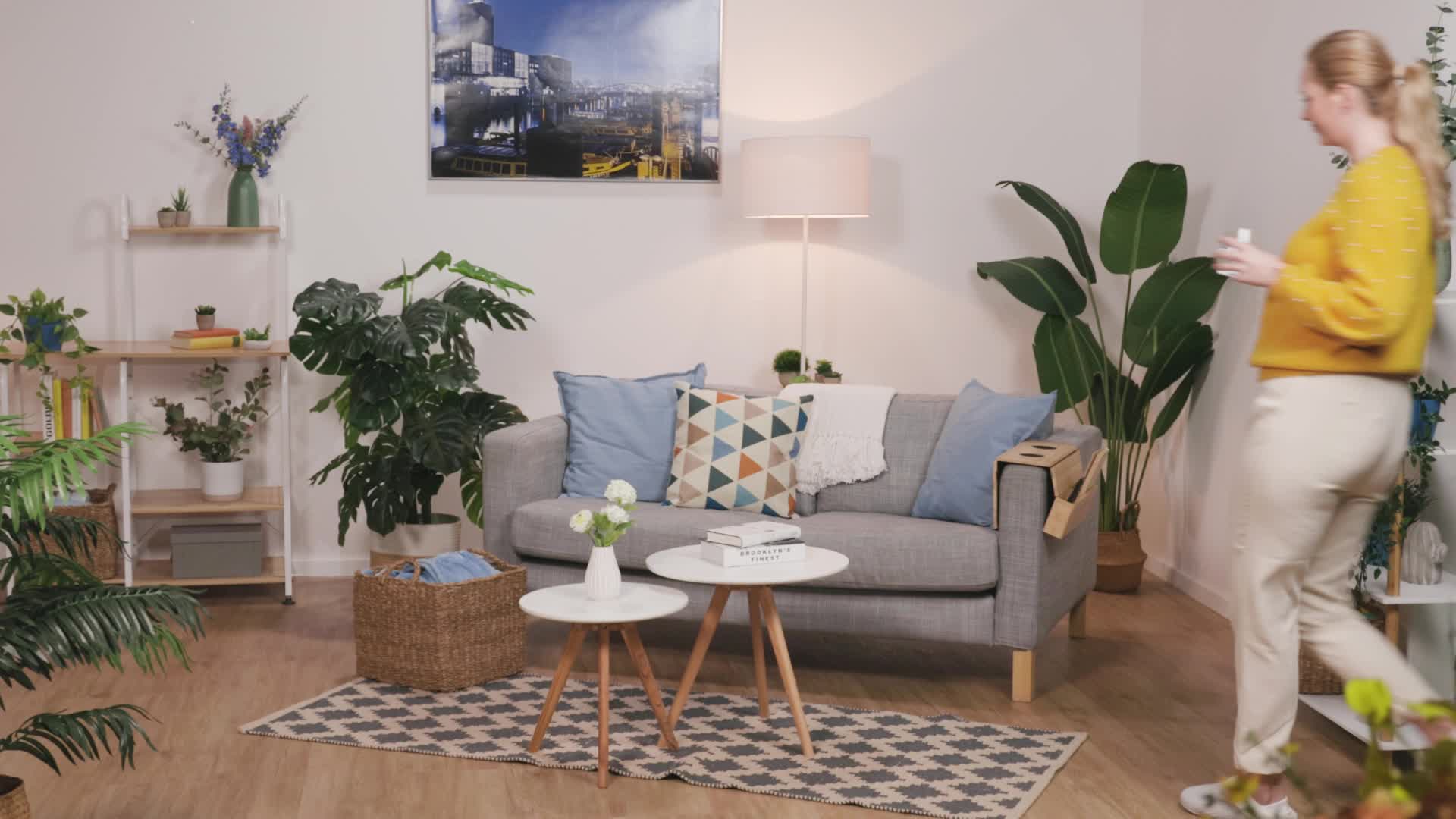 Relaxdays Sofatablett Armlehne, Bambus, HBT: 5,5 x 50 x Produktbild-Vorschau 7