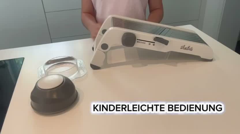 THELVIS Mandoline Gemüsehobel Edelstahl verstellbar | Profi Produktbild-Vorschau 7