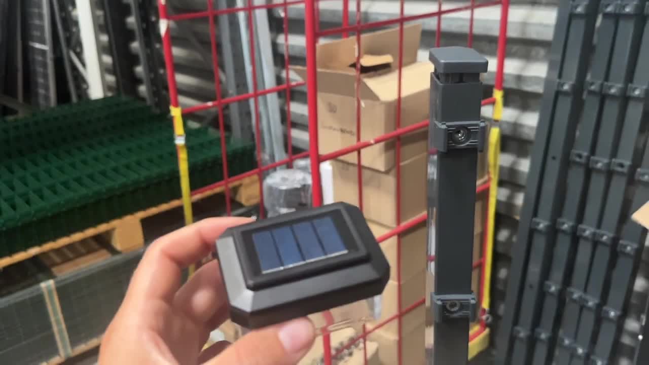 6040 Solar Zaunleuchte LED für Doppelstabmattenzäune und Produktbild-Vorschau 7