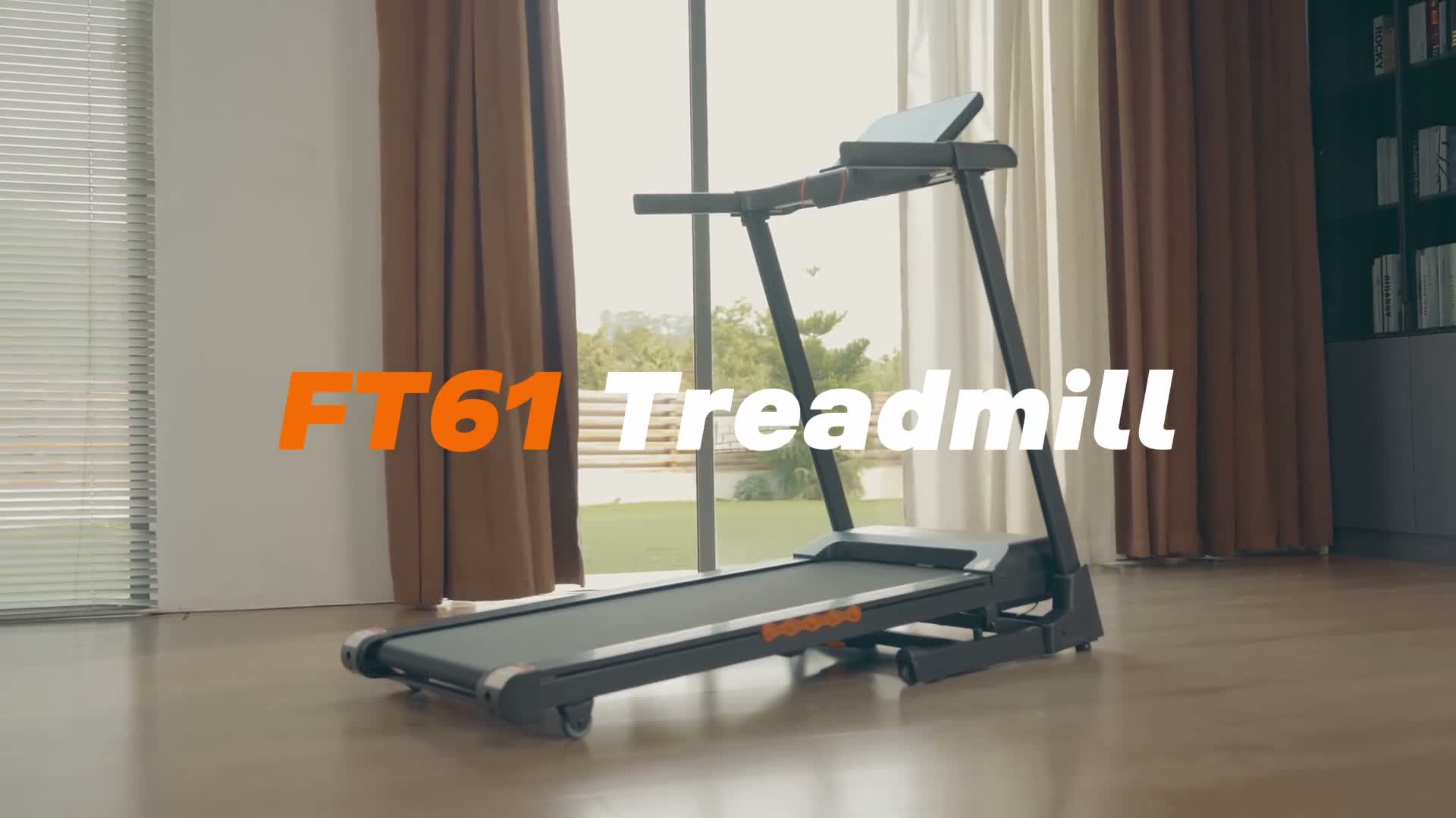 FT61 Heim‑Laufband, 3,0 HP, 1‑13,5 km/h, automatische Produktbild-Vorschau 7