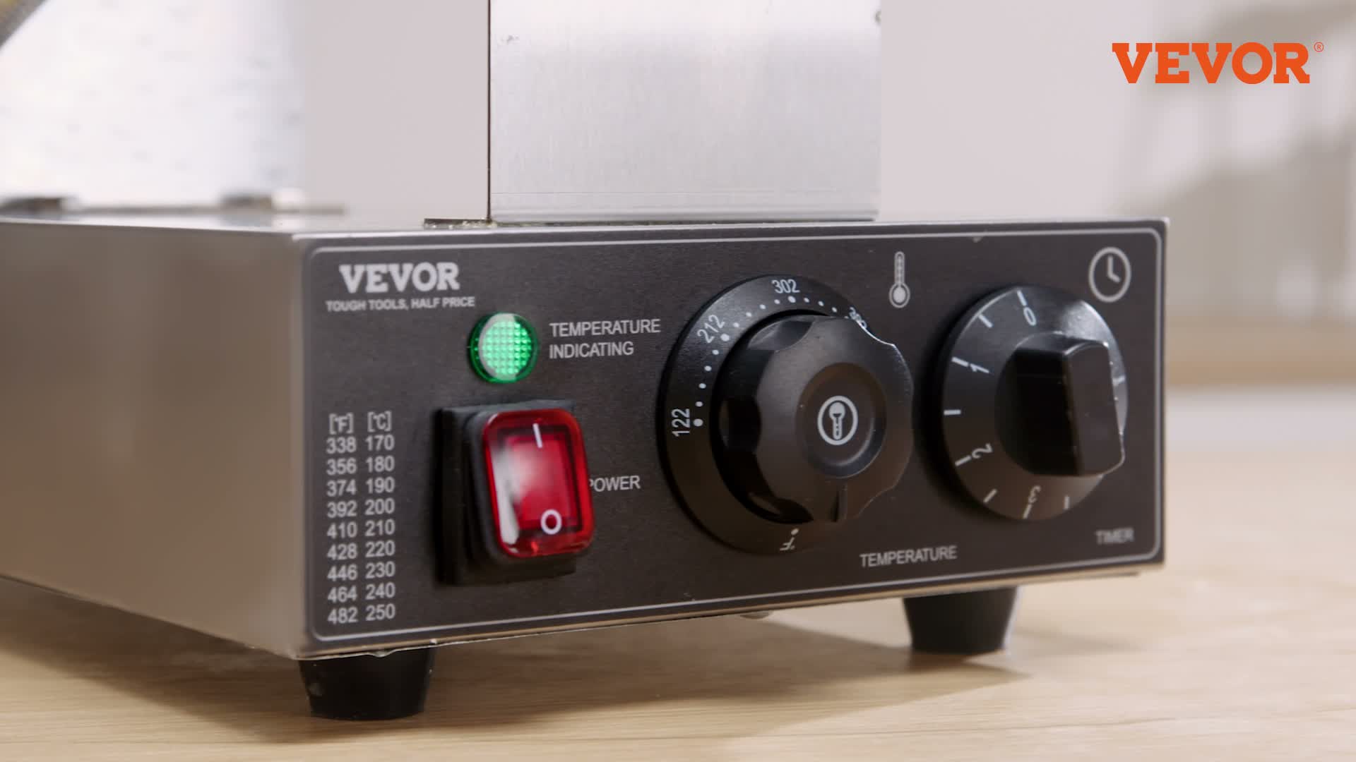 VEVOR kommerzieller Bubble-Waffelmaker Produktbild-Vorschau 7