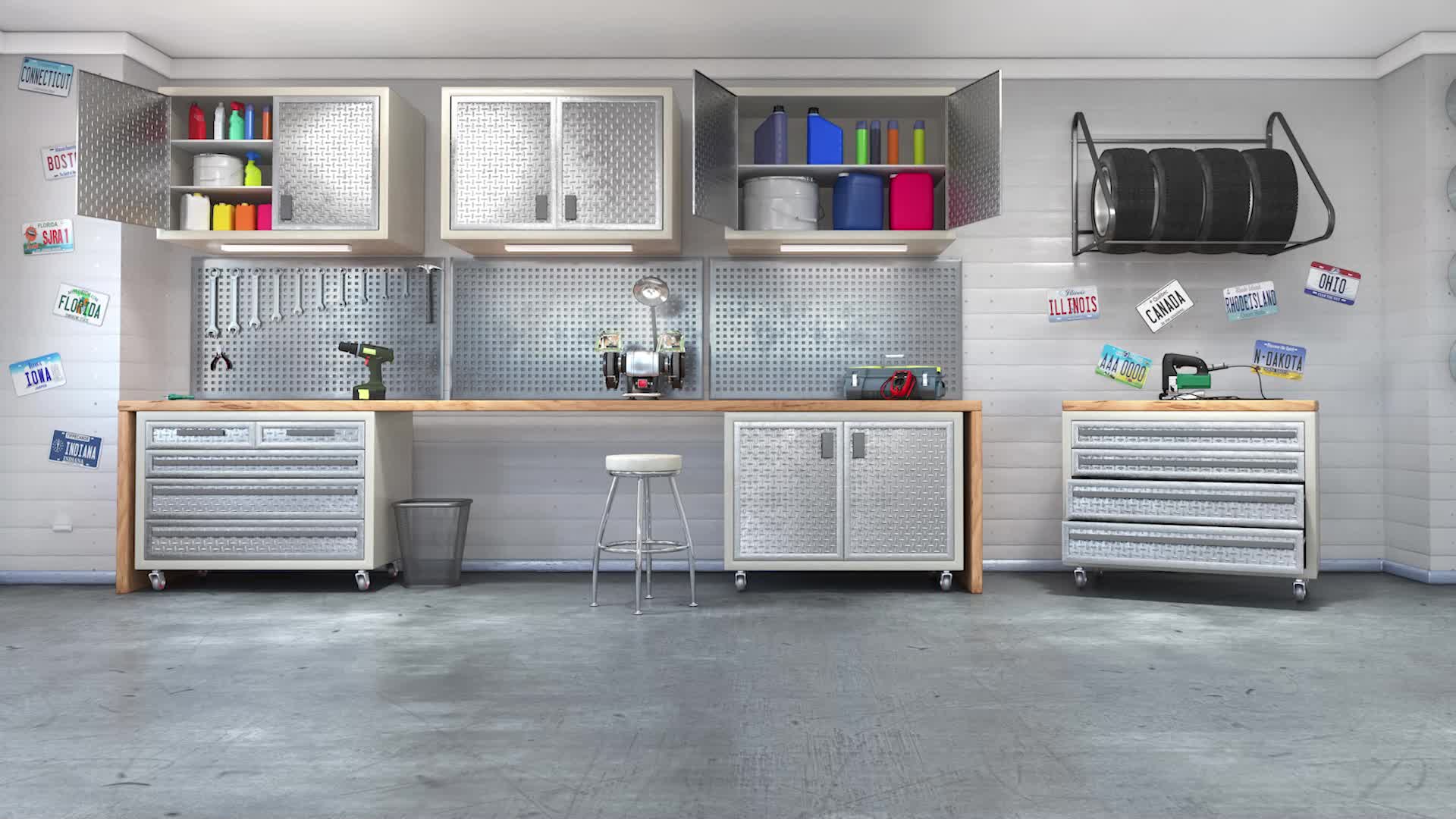 Relaxdays Klappbock, 2er Set, 7-fach höhenverstellbar, bis Produktbild-Vorschau 7