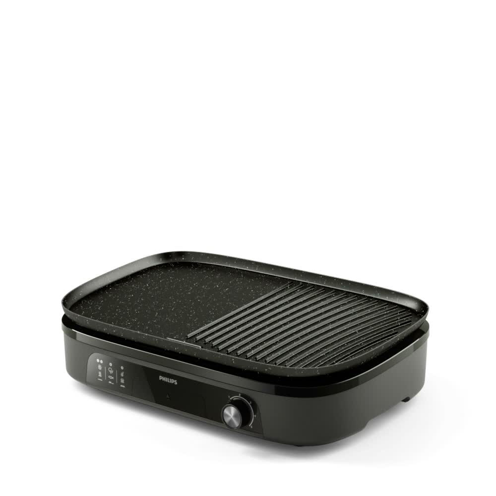 Philips Tischgrill 3000 Series, 2400W, Temperaturkontrolle, Produktbild-Vorschau 6