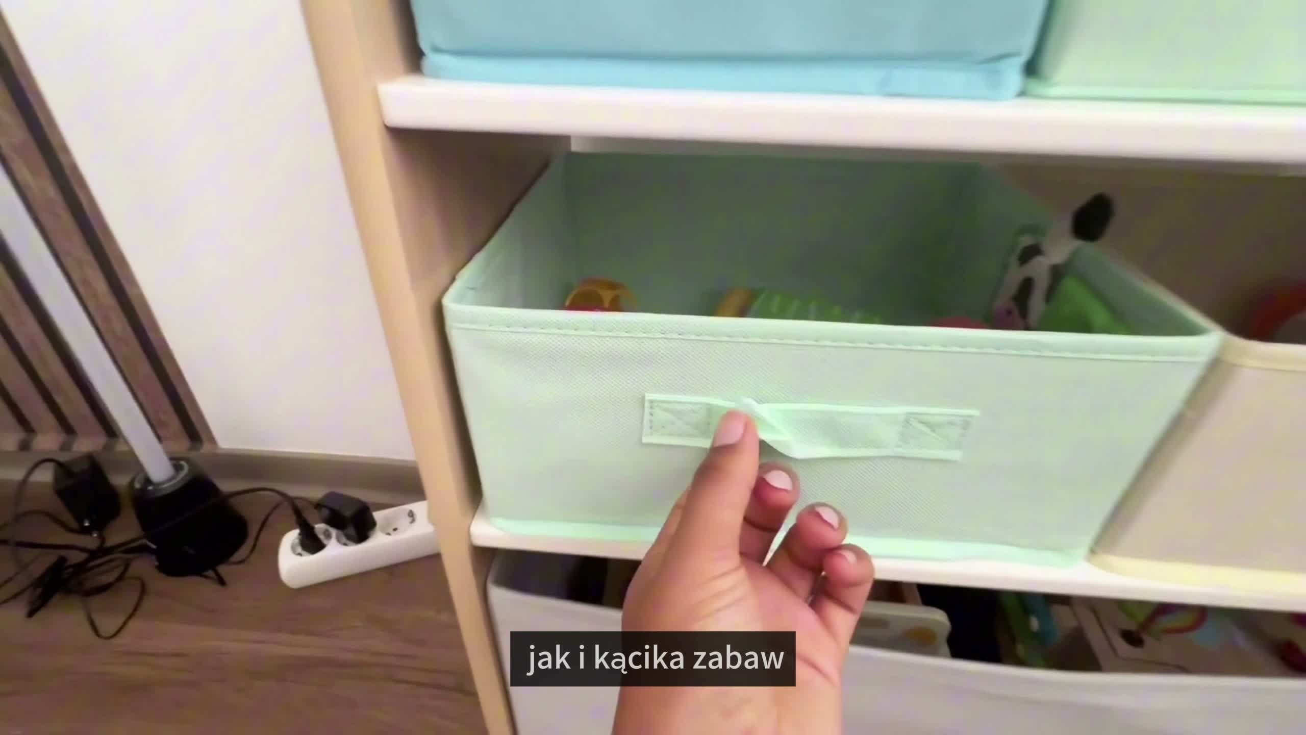 ALVIX Półka na zabawki NESTA 6 z 6 wyjmowanymi pojemnikami, Podgląd zdjęcia produktu 7
