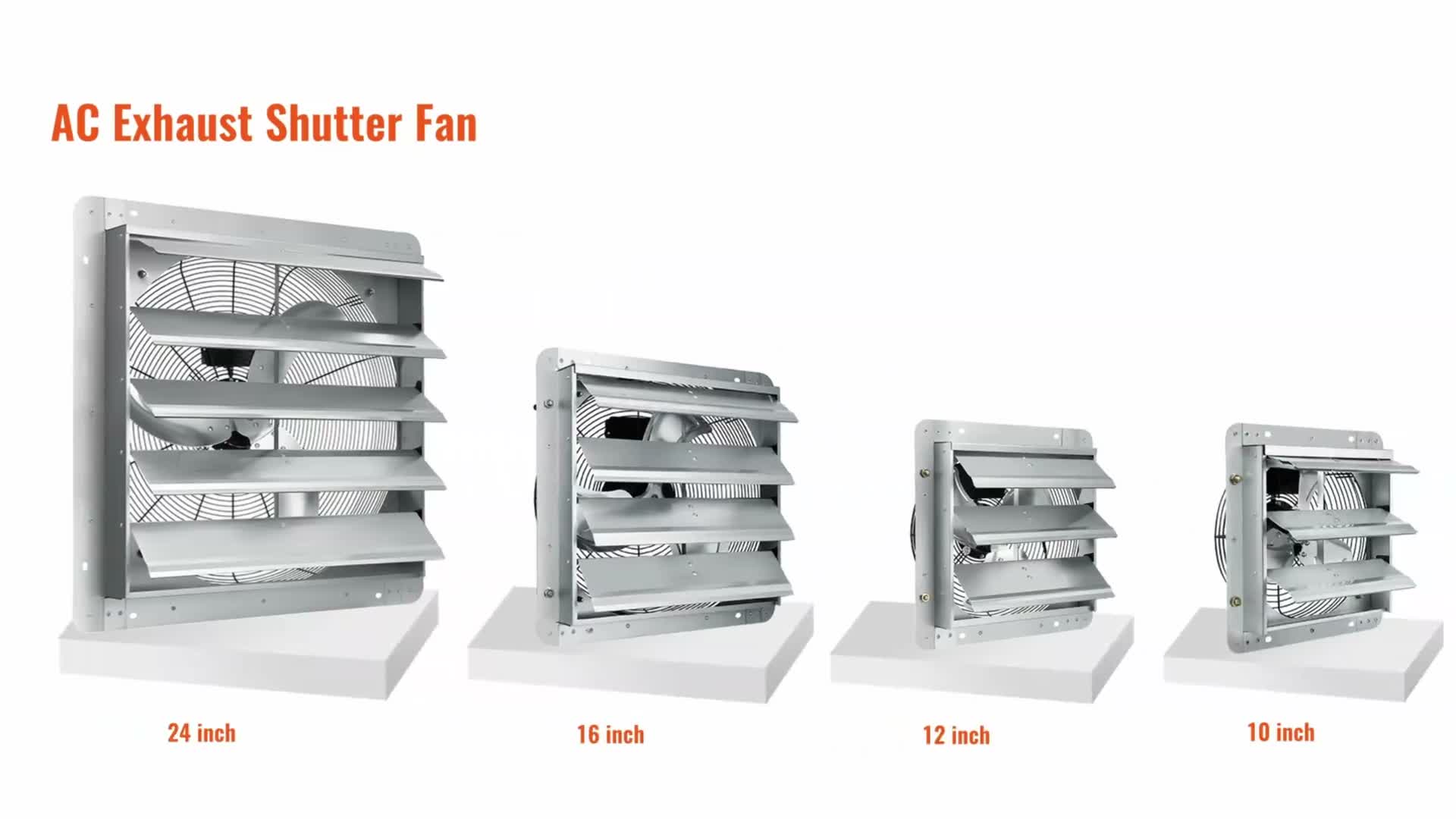 SucceBuy-Abluftventilator mit Jalousie, 406 mm, Produktbild-Vorschau 7