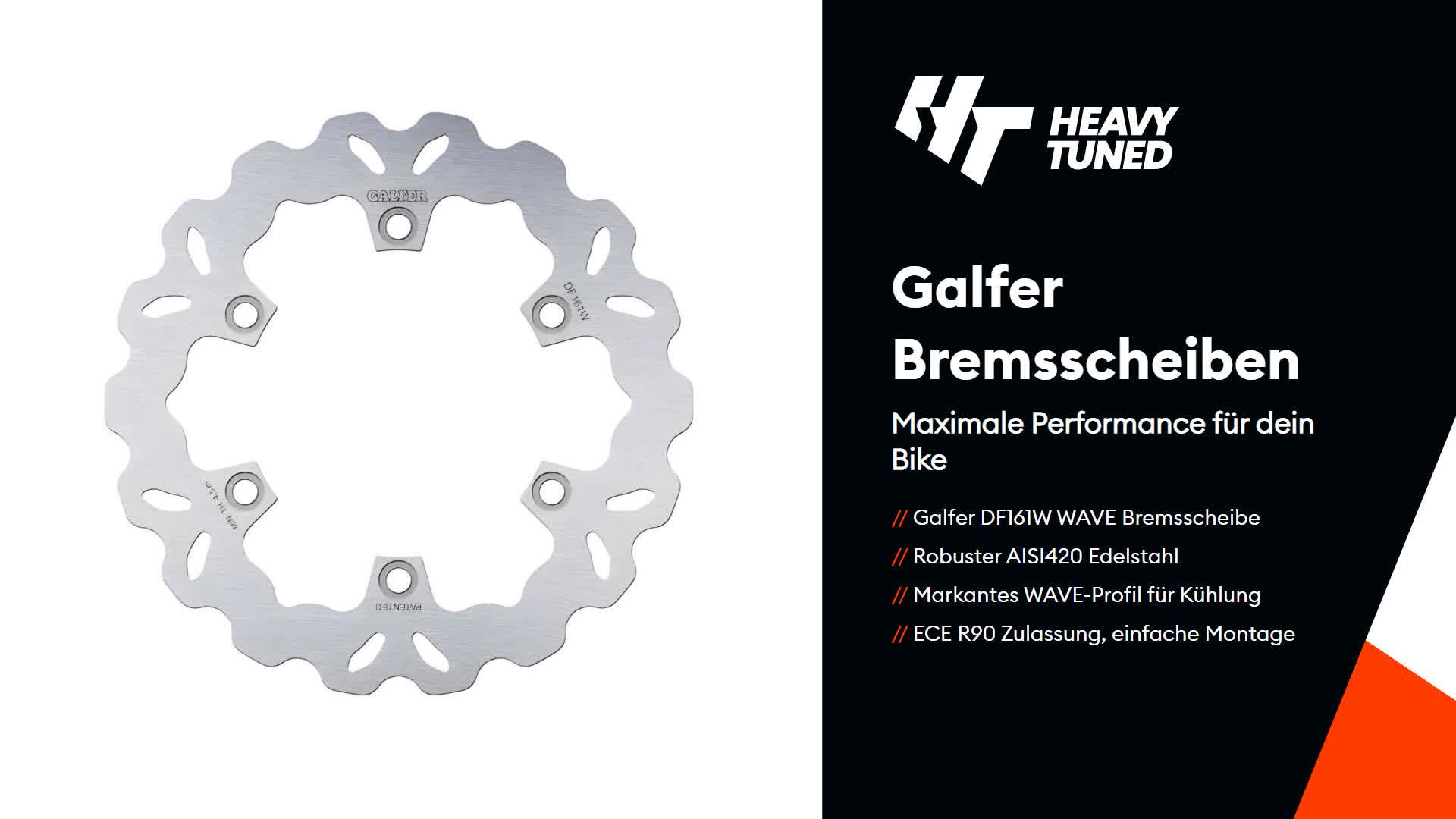 Galfer Scheibe (df161w) Starr Wave (kba) Produktbild-Vorschau 4