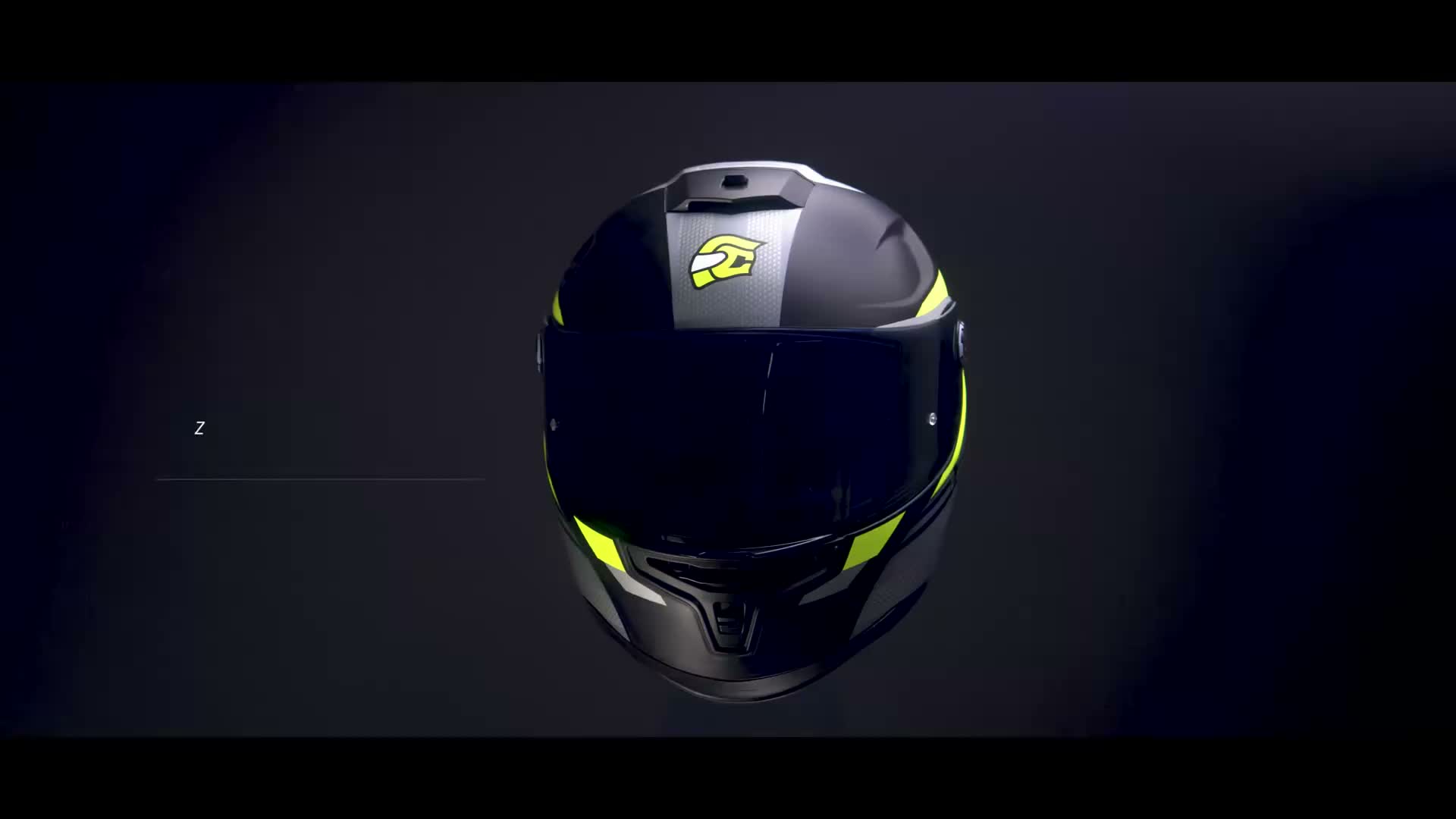 FC-Moto FF114B Zeron Helm, schwarz matt/grau/weiß, M Produktbild-Vorschau 7