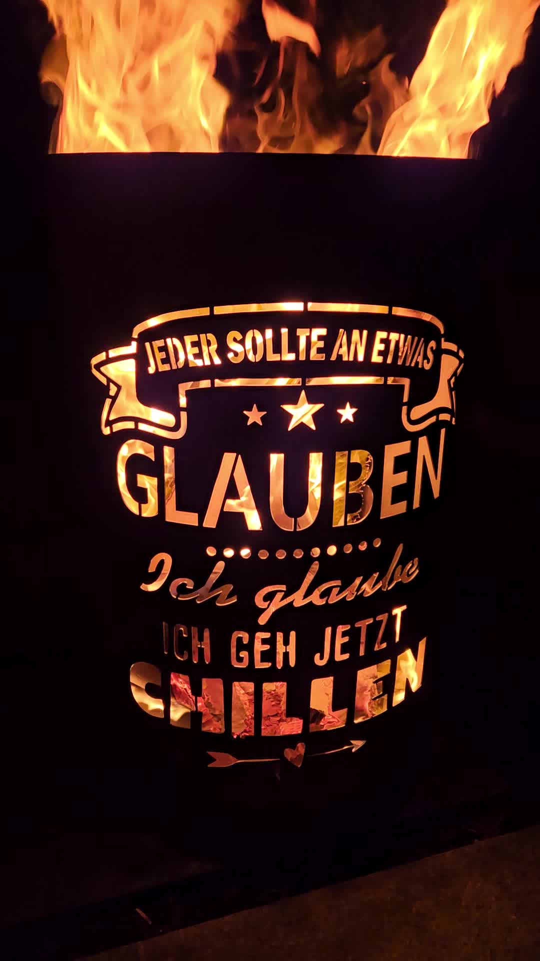 Feuertonne, Feuerkorb, Feuerschale, Lagerfeuertonne mit Produktbild-Vorschau 7