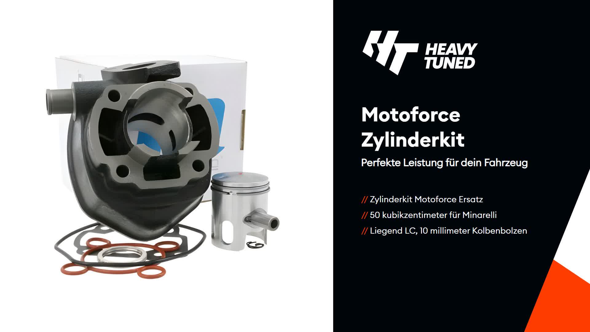 Motoforce Zylinderkit Ersatz 50ccm kompatibel mit Minarelli Produktbild-Vorschau 3