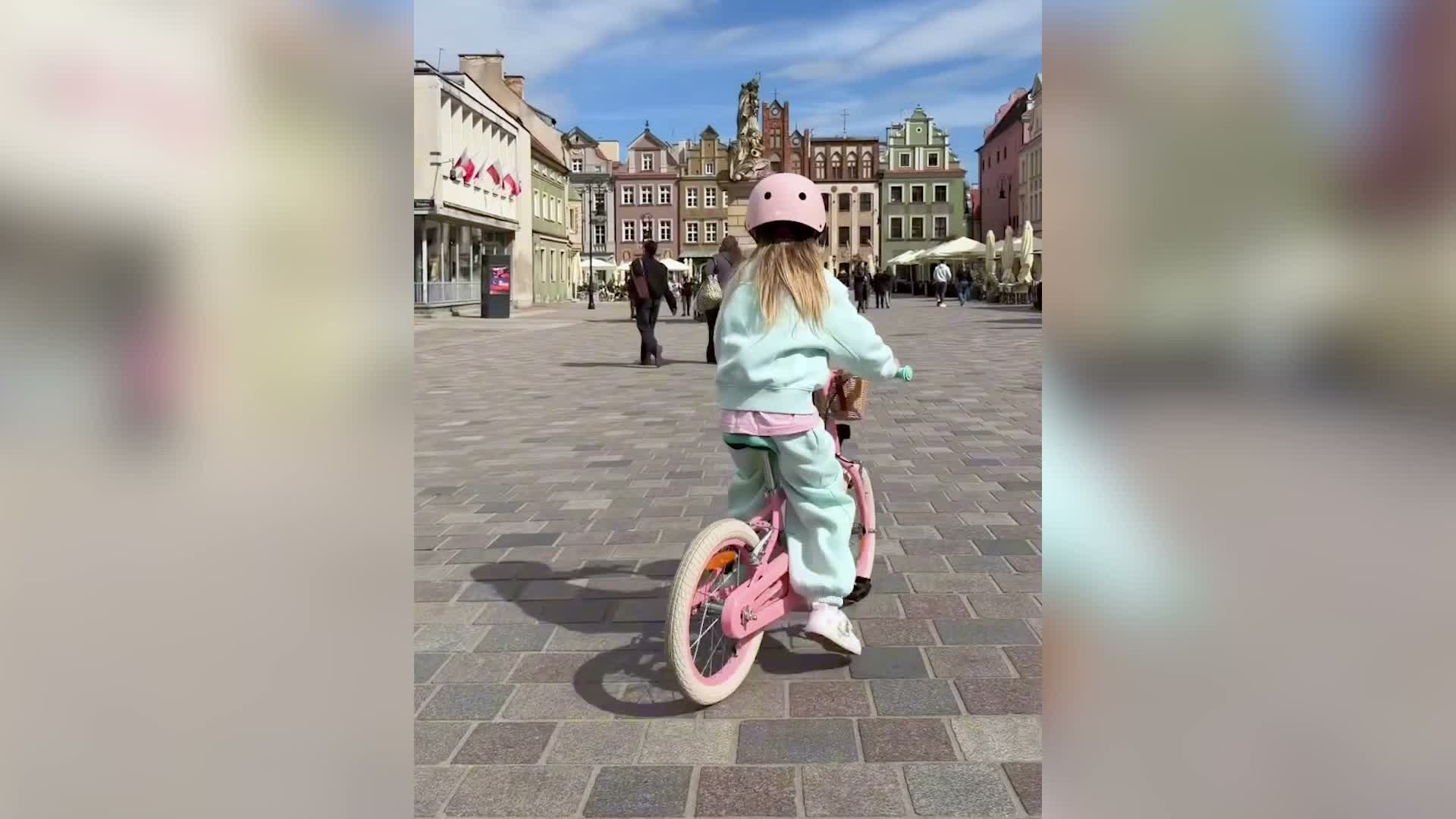 Detský bicykel pre dievčatá, 16 palcov, 7,9 kg, s rukoväťou Náhľad obrázku produktu 7