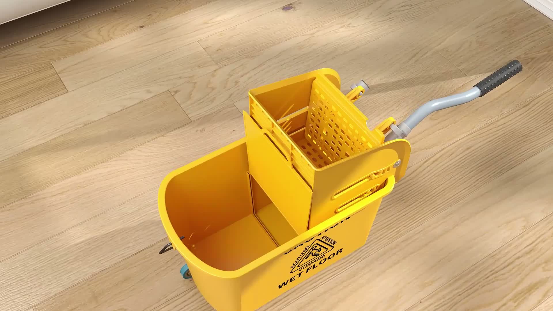 HOMCOM Reinigungswagen 20L Putzwagen mit Presse und Produktbild-Vorschau 7