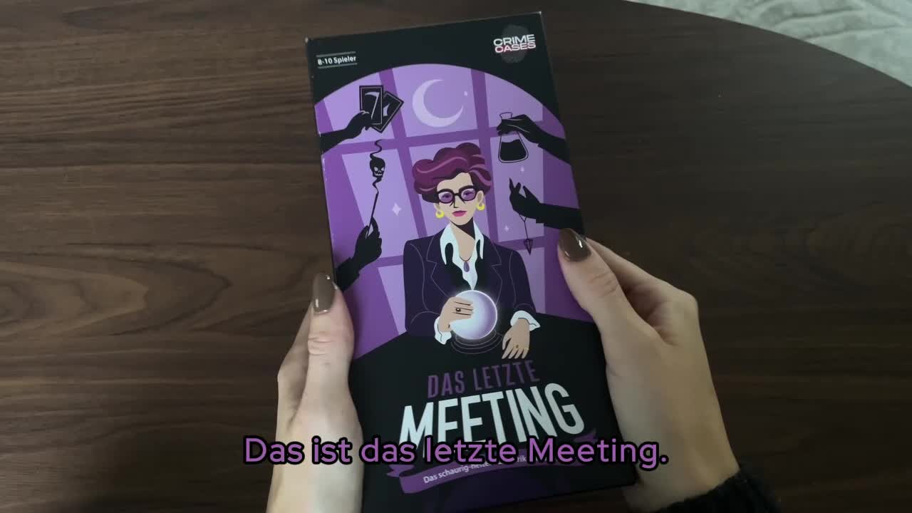 CRIMECASES Krimidinner 8-10 Personen: "Das letzte Meeting", Produktbild-Vorschau 7
