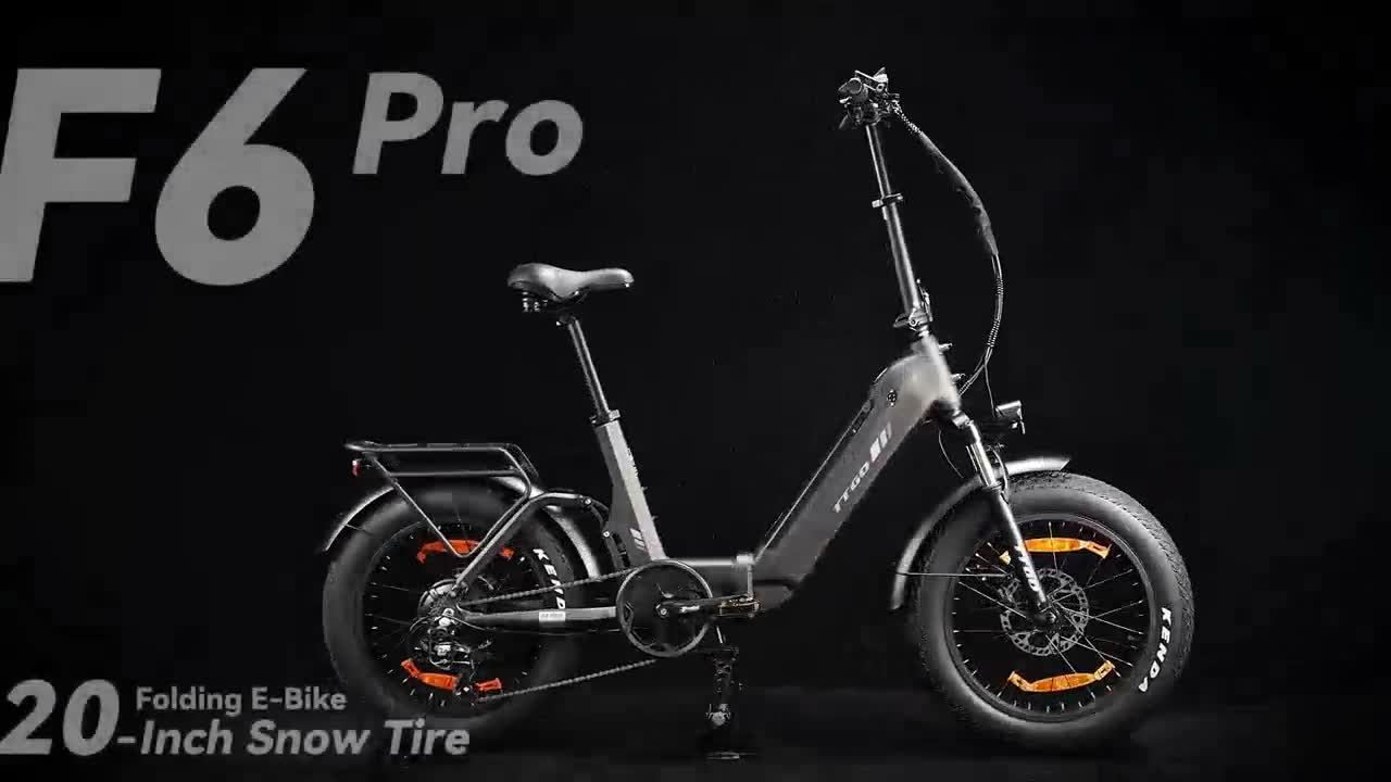 F6‑PRO City‑E‑Bike 20 Zoll, 48V 18Ah, 250W Heckmotor, Produktbild-Vorschau 7