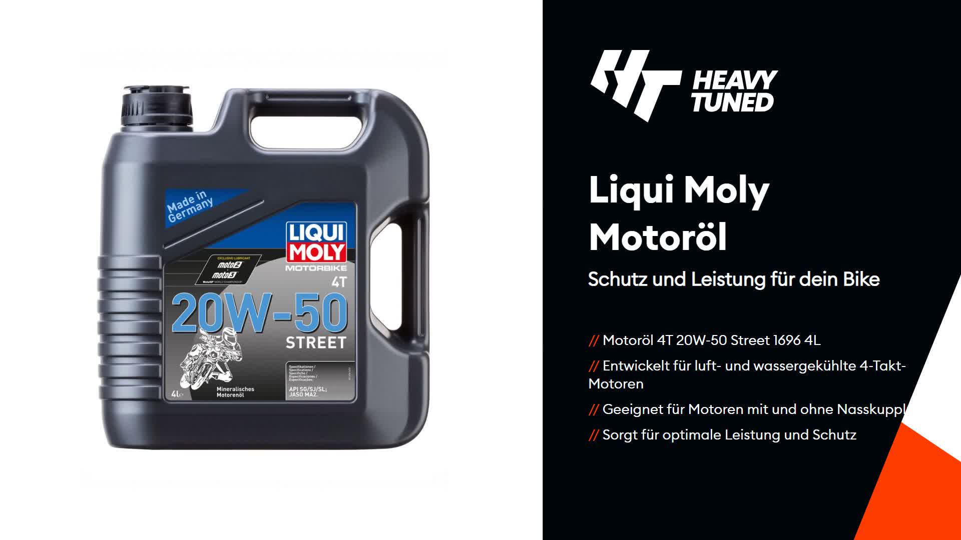 Liqui Moly Motorbike 4T 20W-50 Street 4 Liter Produktbild-Vorschau 7