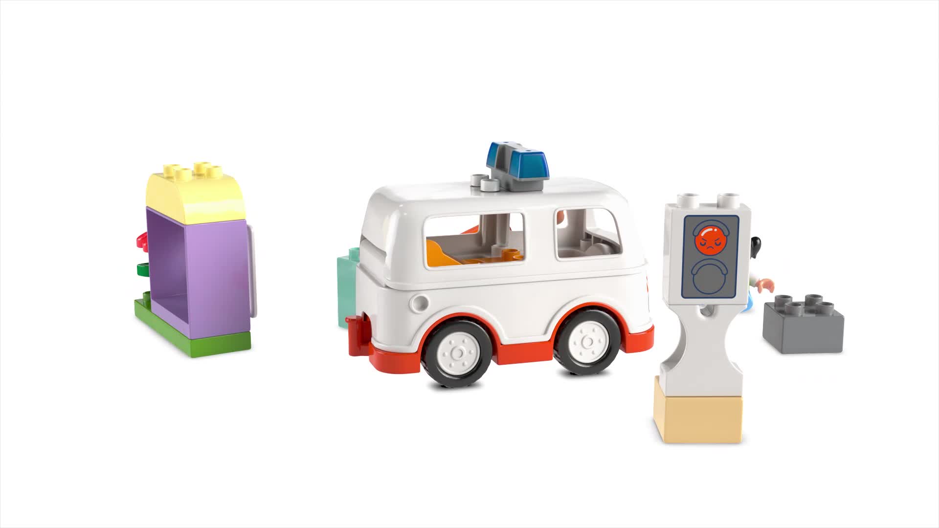LEGO DUPLO Rettungswagen mit Fahrer - Lernspielzeug für Produktbild-Vorschau 7