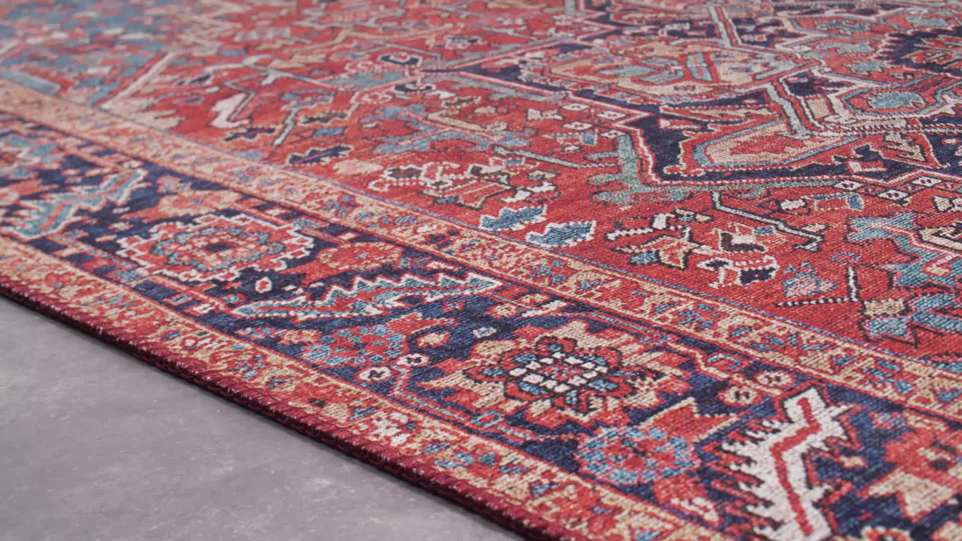 Hanse Home Asmar Kurzflor Teppich Amata Orientrot Produktbild-Vorschau 5