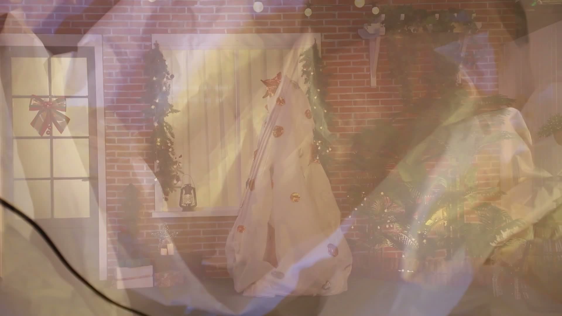 HOMCOM Aufblasbare Weihnachtsdeko mit LED-Licht, 210 cm Produktbild-Vorschau 7
