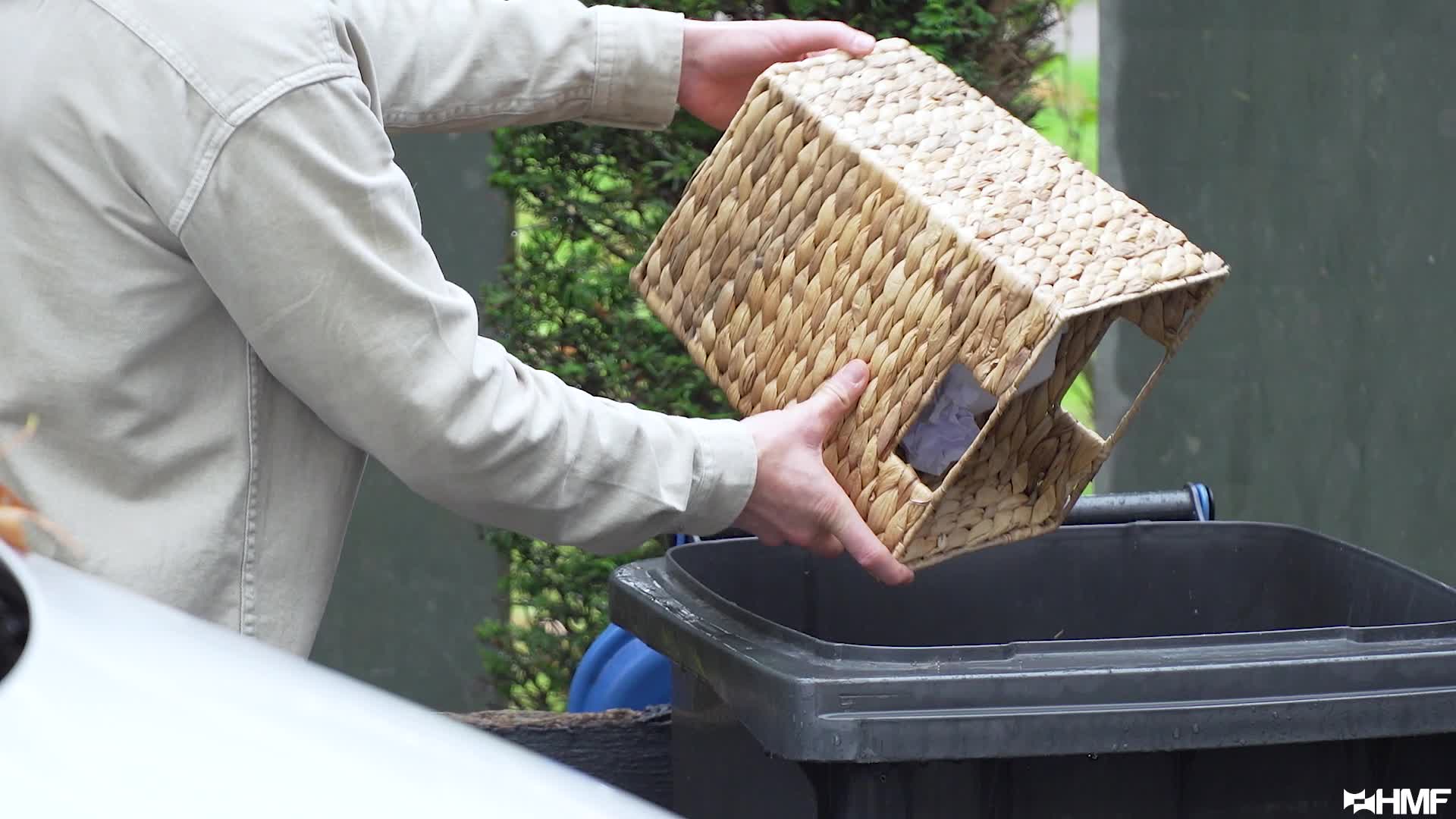 Papierkorb, Aufbewahrungskorb geflochten aus Produktbild-Vorschau 7