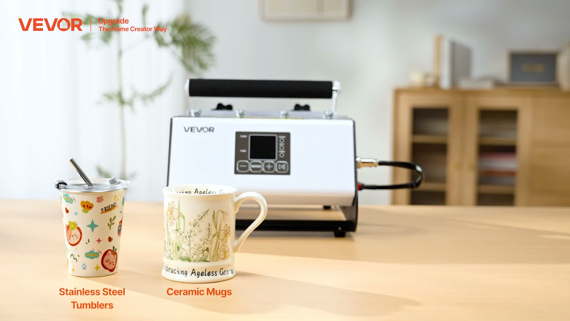 VEVOR Tassenpresse Becherdruckmaschine Mug Produktbild-Vorschau 7