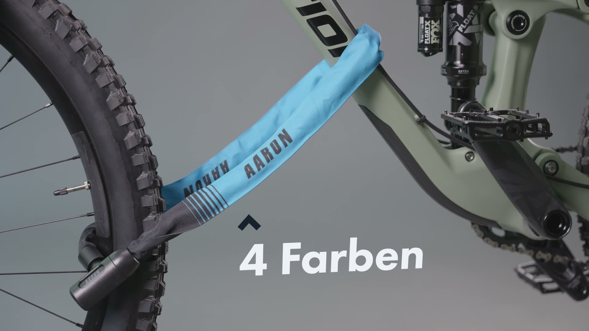 AARON Lock One Fahrradschloss mit Schlüssel Gelb Produktbild-Vorschau 6