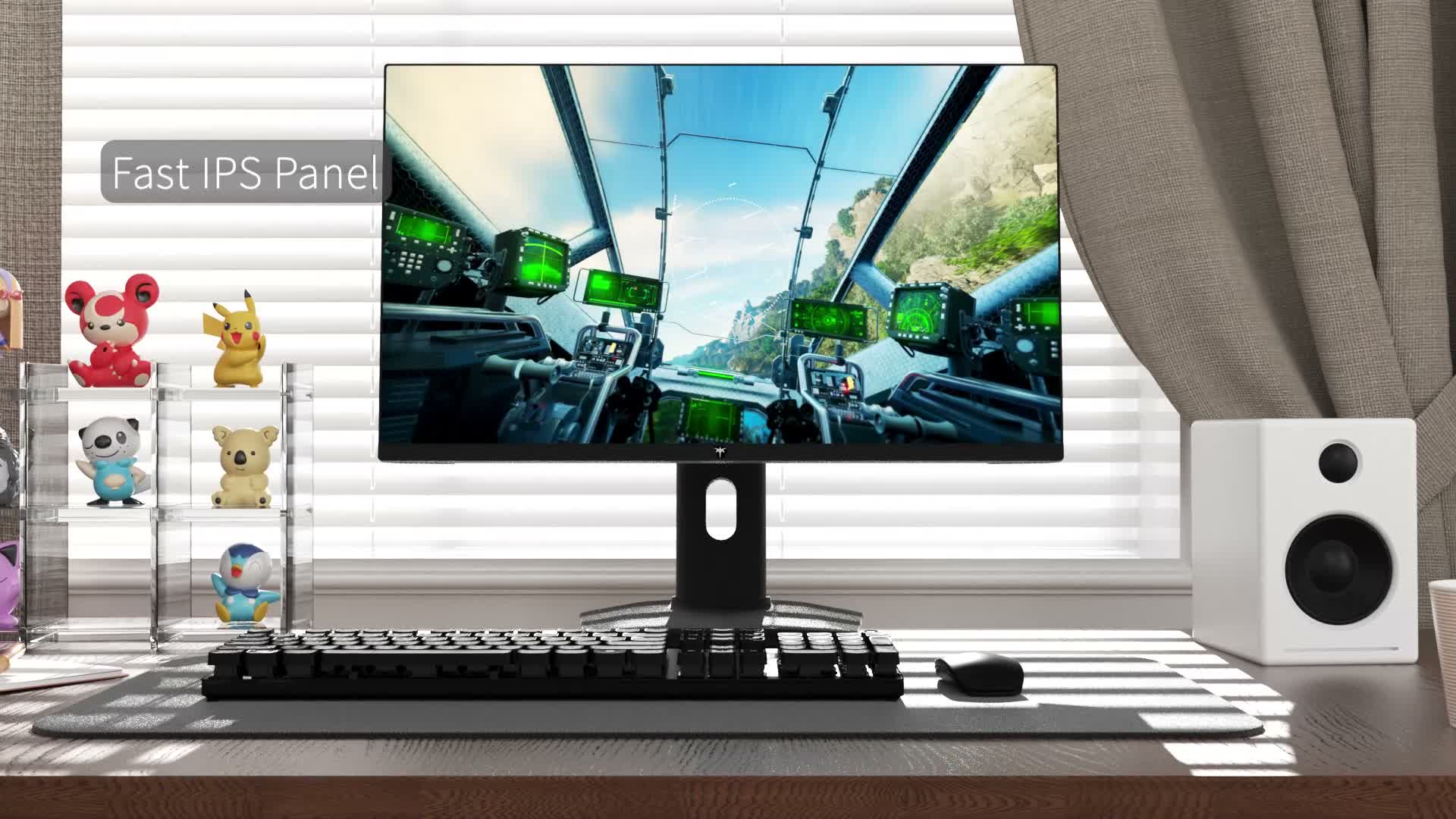 KTC H24T7 23,8 Zoll Gaming Monitor, QHD 185Hz Fast IPS, 1ms Produktbild-Vorschau 7