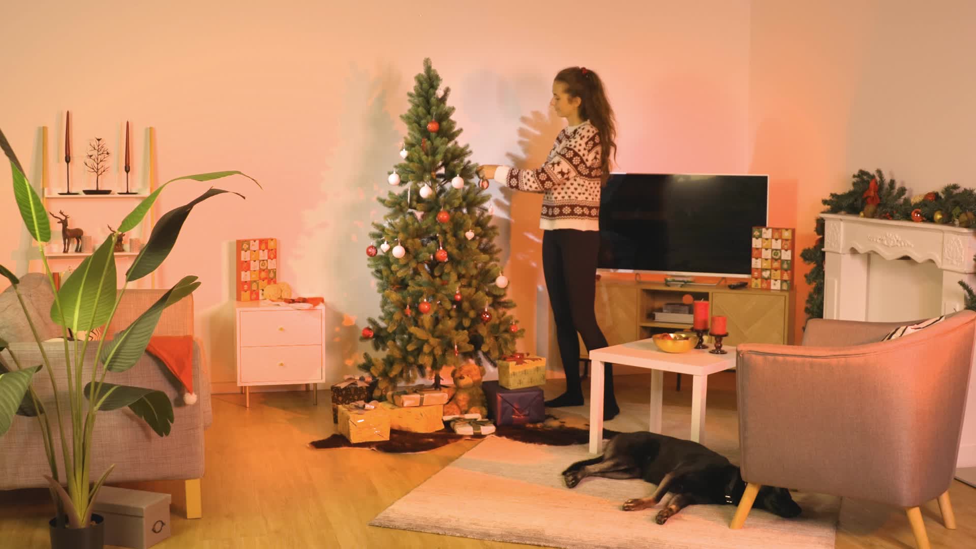 Relaxdays Nachttisch mit 2 Schubladen, Nachtschrank Produktbild-Vorschau 7