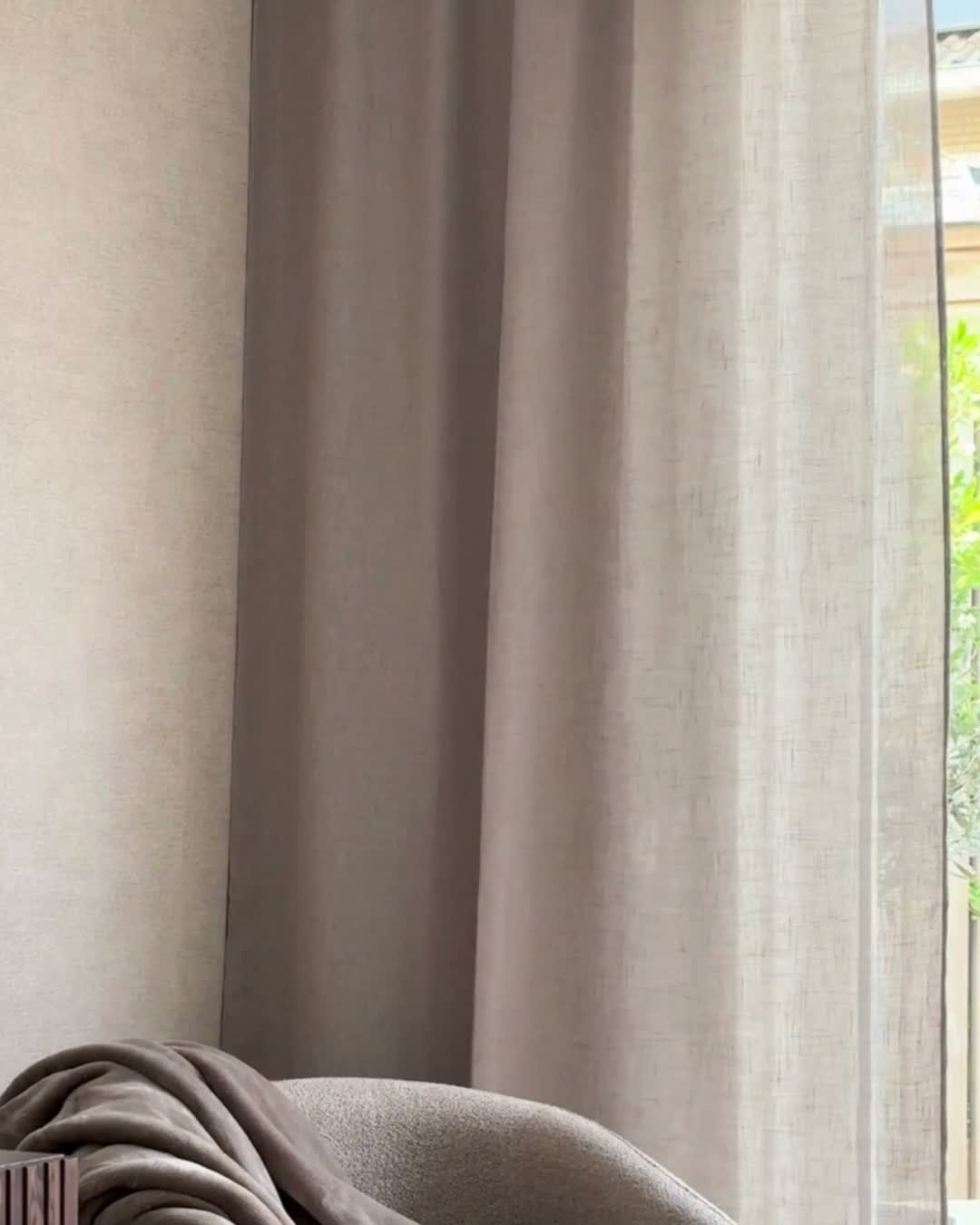 Fertigvorhang Noa HOOMstyle - Halbtransparent - Gardine mit Produktbild-Vorschau 7
