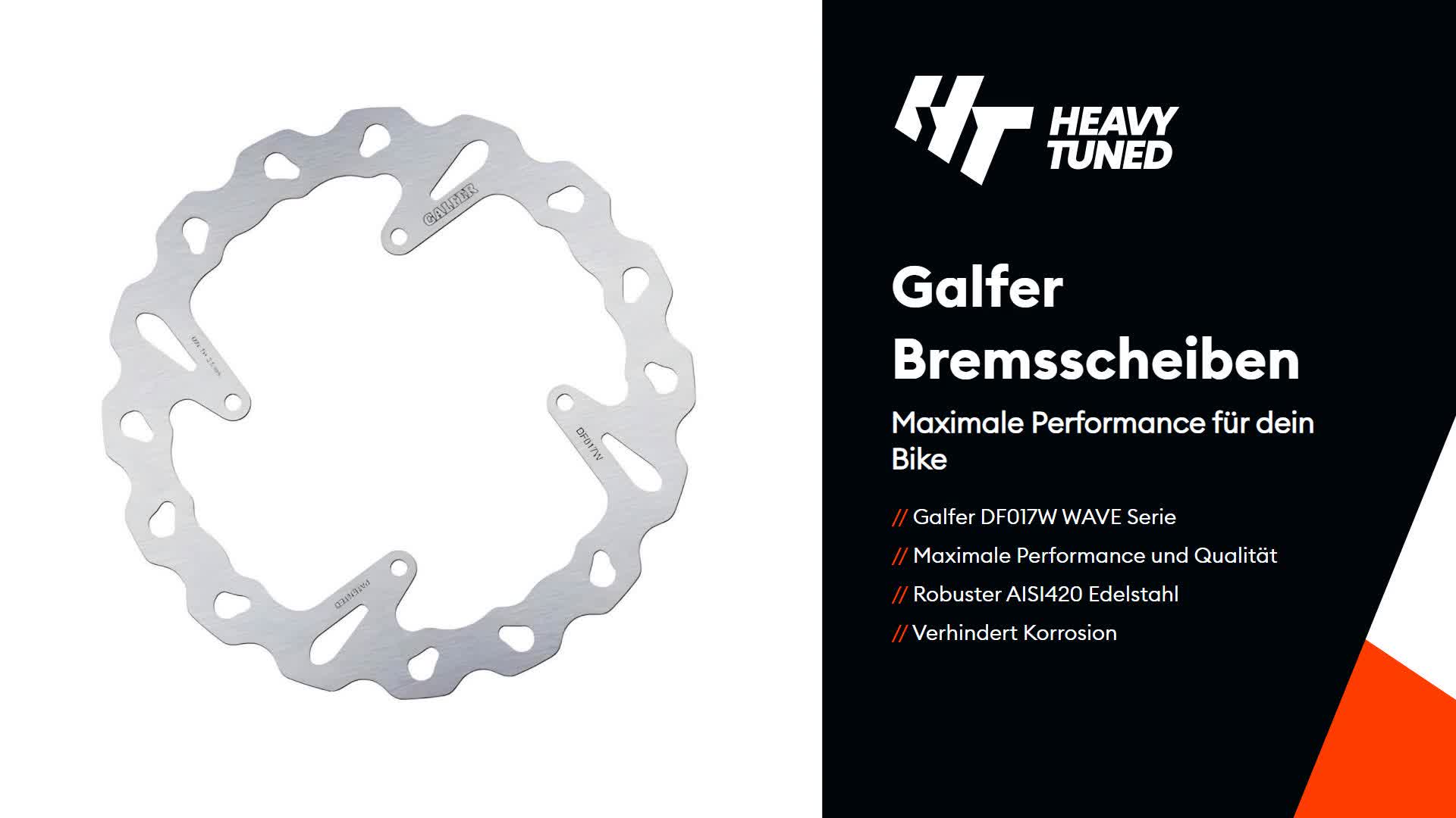 Galfer Bremsscheibe Wave Starr Produktbild-Vorschau 4
